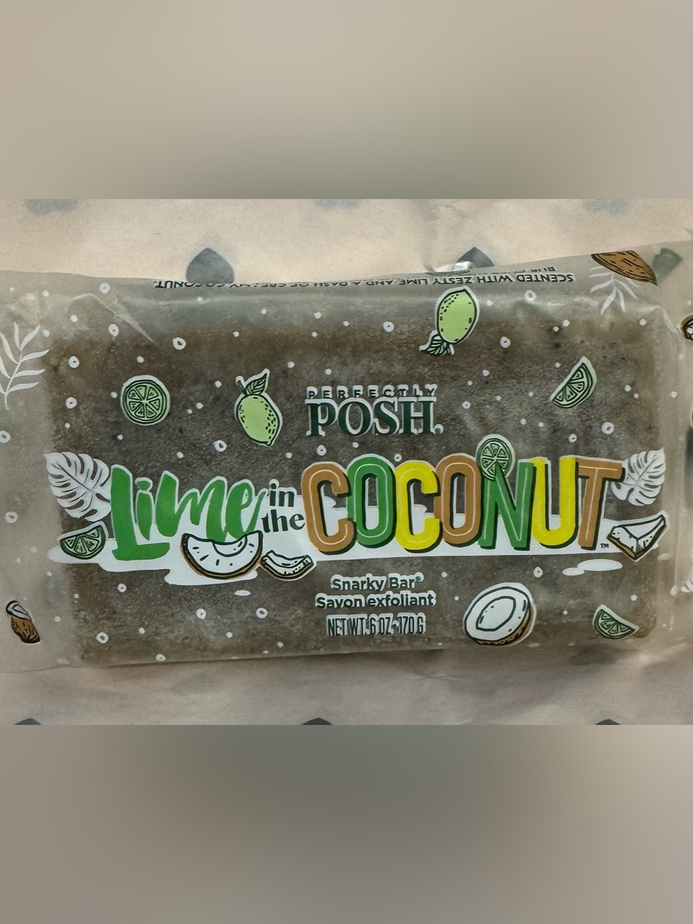 Perfectly Posh Lime in the Coconut Snarky Bar Soap - NWT
